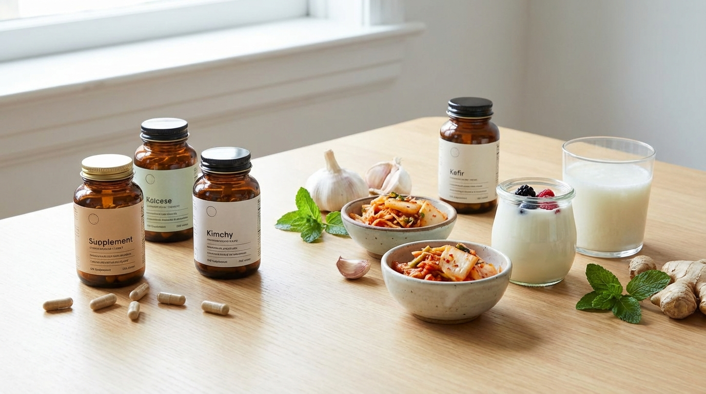 Best probiotic supplements and fermented foods for gut reset 2026